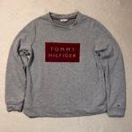Tommy Hilfiger Logo Sweater – Grijs – Dames Maat S, Maat 38/40 (M), Ophalen of Verzenden, Zo goed als nieuw, Grijs