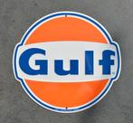 Gulf logo bord - nieuw - benzine olie Porsche garage, Reclamebord, Nieuw, Ophalen of Verzenden, Nvt