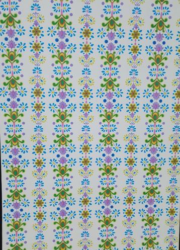 5723 Vintage kleurrijk groovy kinderbehang behang swiet beschikbaar voor biedingen