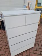 Witte ladekast met 6 lades Ikea Malm, Huis en Inrichting, Kasten | Ladekasten, Ophalen, Overige materialen, 100 tot 150 cm, 50 tot 100 cm