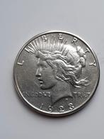 Peacedollar 1923s usa  kk  f.28.10, Ophalen of Verzenden, Noord-Amerika