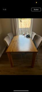 Eettafel, Ophalen, Zo goed als nieuw, 4 tot 6 stoelen