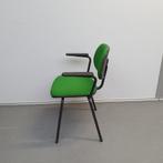 Ahrend Cirkel retro stoel - groene stof, Huis en Inrichting, Stoelen, Gebruikt, Stof, Eén, Ophalen