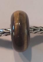 Trollbeads "Tijgeroog roodbruin", Sieraden, Tassen en Uiterlijk, Bedels, Ophalen of Verzenden, Zo goed als nieuw, Edelsteen, Overige merken