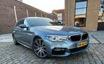 BMW 5-Serie (g30) 530i 252pk Aut. 2018 Grijs, Origineel Nederlands, Te koop, Zilver of Grijs, 5 stoelen