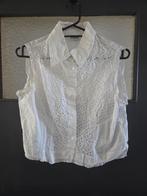 Witte blouse mouwloos maat 2 Pauw, Kleding | Dames, Blouses en Tunieken, Wit, Pauw, Ophalen of Verzenden, Maat 36 (S)