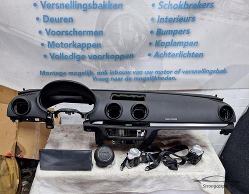 Airbag set Audi A3 8V dashboard stuurairbag gordels knie Air, Auto-onderdelen, Dashboard en Schakelaars, Audi, Gebruikt, Ophalen of Verzenden