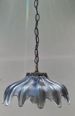 VINTAGE DESIGN GLAZEN HANGLAMP OF PLAFONDLAMP, Ophalen of Verzenden, Zo goed als nieuw, Glas, VINTAGE DESIGN