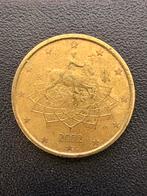 Bijzondere italiaanse 50 eurocent munt uit 2002, Ophalen of Verzenden, Italië, 50 cent