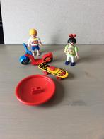 Playmobil 4764 kinderen met step en skateboard, Ophalen of Verzenden, Zo goed als nieuw, Complete set