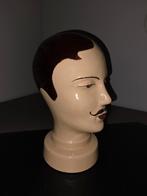 Scheurich 701 Keramieken Hoofd - 30cm - met snor, Antiek en Kunst, Ophalen of Verzenden