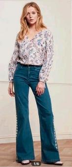 Fabienne Chapot Eva denim wide leg broek maat 27 *nieuw *, Fabienne Chapot, Ophalen of Verzenden, Nieuw, Blauw