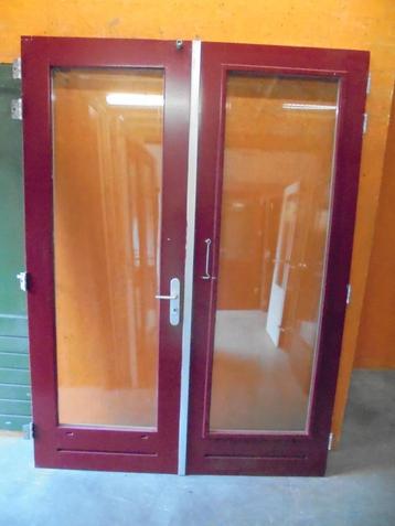 Openslaande tuindeuren dubbelglas, 167,5 x 229 (nr. BR175A) beschikbaar voor biedingen