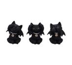 3 Wijze Vampuss Katjes - Horen, Zien, Zwijgen - 9cm, Ophalen of Verzenden, Nieuw, Dier