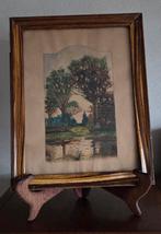 F.L. Bogaerts aquarel 1928, Antiek en Kunst, Kunst | Schilderijen | Klassiek, Ophalen of Verzenden