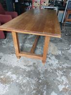 tafel, Huis en Inrichting, Tafels | Eettafels, Ophalen, Gebruikt, Eikenhout, 50 tot 100 cm