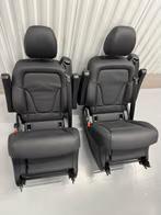 2 Captain Stoelen Mercedes V klasse EQV Origineel Leer Zwart, Ophalen of Verzenden, Nieuw