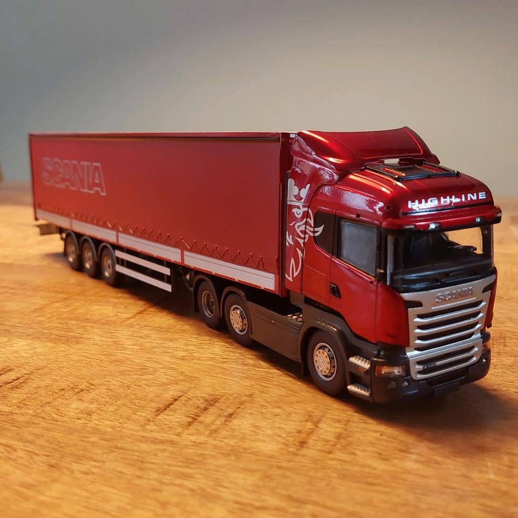 Te koop Scania truck schaalmodel 1:50, Ophalen of Verzenden, Nieuw, Bus of Vrachtwagen