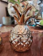 Sass&Belle Ananas Pot Glas Goud., Huis en Inrichting, Ophalen of Verzenden, Rond, Glas