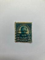 Postzegel Theodore Roosevelt 5 cent, Postzegels en Munten, Ophalen of Verzenden, Gestempeld, Noord-Amerika