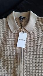 Reiss T-shirt met rits - Taupe - Maat M nu 70 euro, Ophalen of Verzenden, Nieuw, Beige