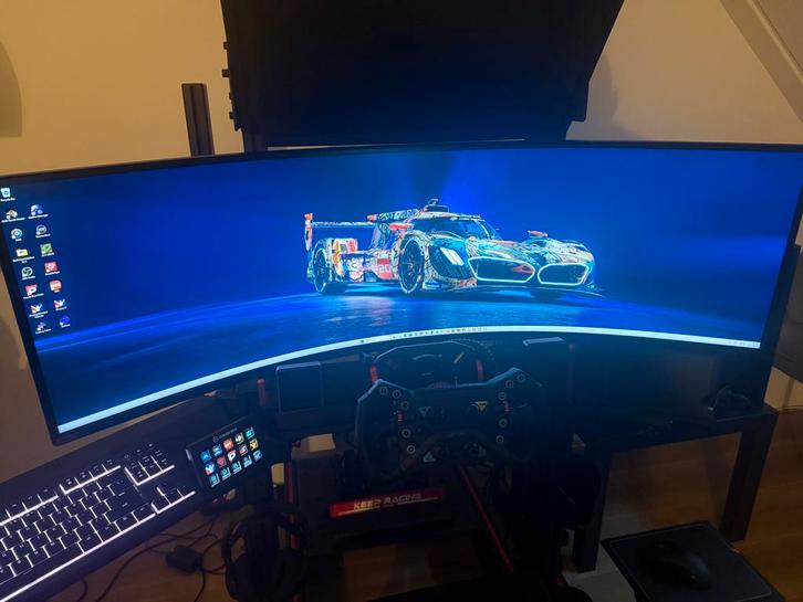 Samsung Odyssey Neo G9 49inch 240hz QLED, Computers en Software, Monitoren, Zo goed als nieuw, 201 Hz of meer, DisplayPort, HDMI