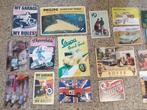 Metalen bordjes 30 stuks Vespa, Mini, Opel ea!, Verzamelen, Ophalen of Verzenden, Zo goed als nieuw