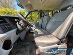 Ford Transit 350M dubbele cabine Huif Laadklep, Auto's, Euro 5, Gebruikt, Zwart, 4 cilinders
