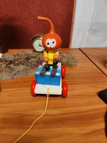 Vintage Houten Trekfiguur Xylofoon - Jaren '50/'60 Collector beschikbaar voor biedingen
