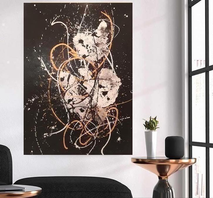 Powerful Life, Antiek en Kunst, Kunst | Schilderijen | Abstract, Ophalen of Verzenden