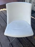 Eetkamerstoelen, Huis en Inrichting, Ophalen, Gebruikt, Wit, Metaal