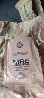 US Army MRE Rantsoen pak 1 Chili w/Beans 2027, Ophalen of Verzenden, Landmacht, Nederland, Overige typen