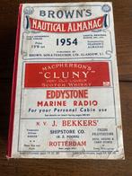BROWN’S ALMANAC 1954, Ophalen of Verzenden, Gebruikt, Motorboot of Zeilboot, Boek of Tijdschrift