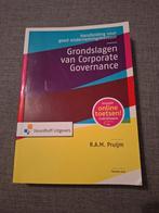Grondslagen van corporate governance, Ophalen of Verzenden, Zo goed als nieuw, R.A.M. Pruijm