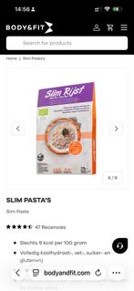 Slim Pasta Rijst - Koolhydraatarm & Suikervrij, Ophalen of Verzenden, Nieuw, Overige typen