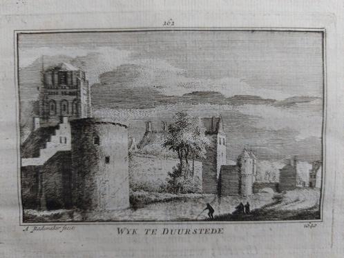 262 / Wyk by Duurstede - Wijk bij Duurstede gravure, Antiek en Kunst, Kunst | Etsen en Gravures, Ophalen of Verzenden