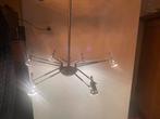 Rvs Hanglamp 6 Spots Telescopisch Uitschuifbaar Verstelbaar, Ophalen, Zo goed als nieuw, Metaal, 75 cm of meer