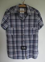 H&M LOGG katoenen geblokt shirt, maat M, H&M, Zo goed als nieuw, Stichting Angel's Choice, Angelschoice@gmail.com