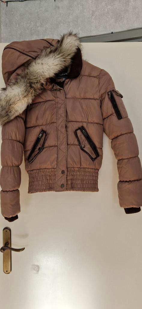 Winterjas Coolcat,  goed gevoerd, maat M, Kleding | Dames, Jassen | Winter, Gedragen, Maat 38/40 (M), Bruin, Ophalen of Verzenden