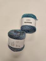 2 nieuwe bollen Lang Yarns Illusion 1155.0006, Ophalen of Verzenden, Nieuw, Breien of Haken, Wol of Garen