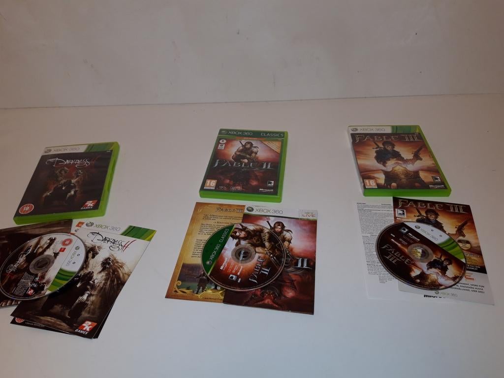 Fable 2, fable 3 en darkness 2 xbox classic, Spelcomputers en Games, Avontuur en Actie, Vanaf 18 jaar, 1 speler, Ophalen of Verzenden