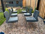 6x Hutten harvink, Ophalen, Gebruikt, Grijs, Vijf, Zes of meer stoelen