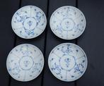 4 oude /antieke schaaltjes Chinees? Saksisch blauw Stroblume, Ophalen of Verzenden