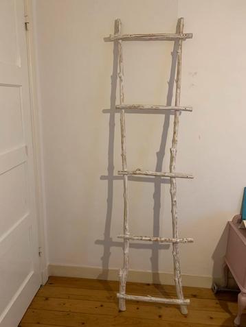 Decoratie ladder voor kleding, handdoeken etc. 200 x 51 cm. beschikbaar voor biedingen
