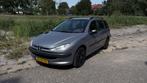 Peugeot 206 1.4 SW X-line 2003 Grijs, Voorwielaandrijving, Stof, 4 cilinders, Origineel Nederlands