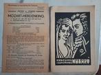 Programmaboekje Mozart Herdenking 16 januari 1942, Ophalen of Verzenden, Gelezen