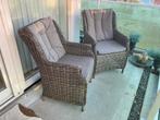 Darwin Wicker tuin loungestoelen, Tuin en Terras, Zo goed als nieuw, Loungeset, Wicker, Stoel