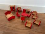 Houten meubels, Verzamelen, Poppenhuizen en Toebehoren, Ophalen of Verzenden, Gebruikt, Poppenhuis