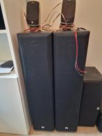 Speakerset JBL Northridge 2x E80, 1x EC 35 + subwoofer E150P, Audio, Tv en Foto, Luidsprekers, Ophalen, Gebruikt, JBL, Complete surroundset
