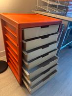 Ladekast orange space age retro vintage, Minder dan 50 cm, Ophalen of Verzenden, Zo goed als nieuw, Minder dan 100 cm